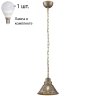 Подвесной светильник с лампочкой Velante 308-603-01+Lamps E14 P45