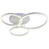 Светодиодная диммируемая люстра с ПДУ Profit Light 5895/3 WHT 114W+8W RGB
