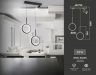 Подвесной светильник с пультом ДУ Ambrella light Line FL5274