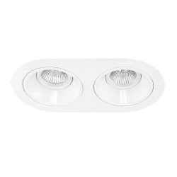 D6560606 Встраиваемый точечный светильник Domino Round Lightstar (комплект из 214656+214606+214606)