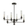 Люстра на штанге с лампочками Lumion Kamilla 5275/6C+Lamps E14 Свеча