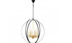 Подвесная люстра iLamp Element 9977-800 GOLD&BLACK