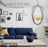 Подвесная люстра iLamp Element 9977-800 GOLD&BLACK