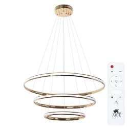 Подвесная люстра с пультом ДУ Arte Lamp Meridiana A2198SP-3GO