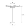 Основание для светильника Lightstar Rullo 590057