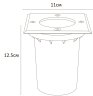 Тротуарный светильник Arte Lamp Piazza A6015IN-1SS