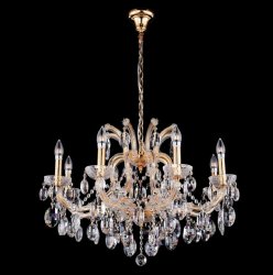 Подвесная люстра Crystal Lux Hollywood SP8 Gold (2011/308)