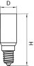 Светодиодная лампа E14 6W 4000K (белый) T LED Lightstar 940354