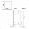 Бра с лампочкой Odeon Light Flower 4682/1WB+Lamps E14 P45