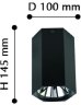 Потолочный светодиодный светильник Favourite Hexahedron 2396-1U