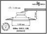 Встраиваемый светильник Novotech Tor 369112