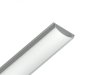 Алюминиевый профиль накладной 18*4 для светодиодной ленты до 15мм Ambrella light ILLUMINATION Alum GP1500AL