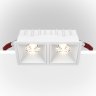 Встраиваемый светильник Maytoni Alfa LED DL043-02-15W4K-D-SQ-W