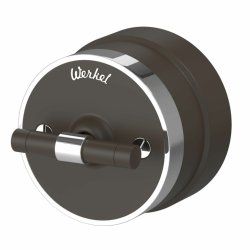 Переключатель/выключатель одноклавишный Vintage (мокко матовый/хром) Vintage Werkel W5812052