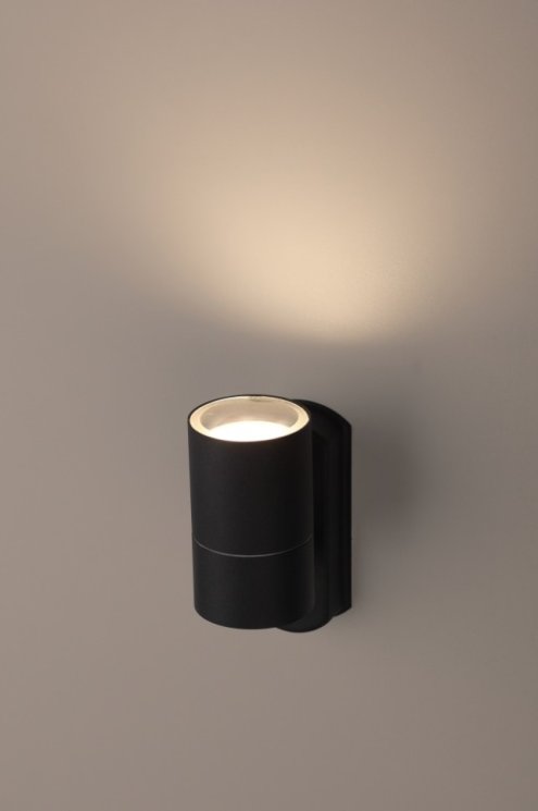 Уличный настенный светильник ЭРА Design WL27 BK