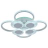 Светодиодная диммируемая люстра с ПДУ Profit Light 5883/4+4A WHT 152W+8W RGB