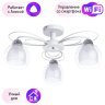 Потолочная люстра Arte Lamp с поддержкой Алиса A7585PL-3WH-A