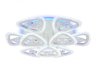 Потолочная диммируемая люстра с пультом ДУ Ambrella light FA2921 WH