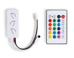 Контроллер WIFI Tuya для светодиодных лент RGB+CCT с управлением белого света c ИК пультом Ambrella light ILLUMINATION LED Strip GS11601