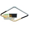 Светодиодная диммируемая люстра с ПДУ Profit Light 8294 WHT+BLK 110W+8W RGB