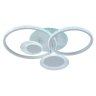 Светодиодная диммируемая люстра с ПДУ Profit Light 5884/4 WHT 106W+8W RGB