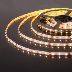 5м. Светодиодная лента теплого цвета 3300К 2835, 4,8W, 24V, 60LED/m, IP20 Elektrostandard (a052953)