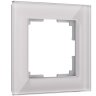 Рамка на 1 пост (дымчатый,стекло) Favorit Werkel W0011117