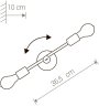 Настенный светильник Nowodvorski Sticks 9077