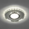 Светильник встраиваемый с LED подсветкой Feron CD979 потолочный MR16 G5.3 прозрачный, хром 32995