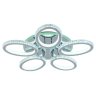 Светодиодная диммируемая люстра с ПДУ Profit Light 8033/5 CHR