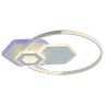 Светодиодная диммируемая люстра с ПДУ Profit Light 8295 WHT 98W+8W RGB