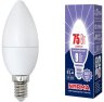 Лампа светодиодная (UL-00003802) E14 9W 6500K матовая LED-C37-9W/DW/E14/FR/NR