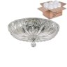 Подвесной светильник Crystal Lux с лампочками DENIS D400 CHROME+Lamps E14 P45