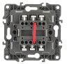 Выключатель двухклавишный ЭРА 12 10AX 250V 12-1004-13 Б0019312