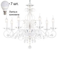 Подвесная люстра с лампочками Favourite Lanta 1733-7P+Lamps E14 P45