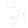 Трековый светодиодный светильник Arte Lamp Vigile A1610PL-1BK