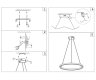 Подвесная светодиодная люстра Kink light Тор 08213,19(3000K)