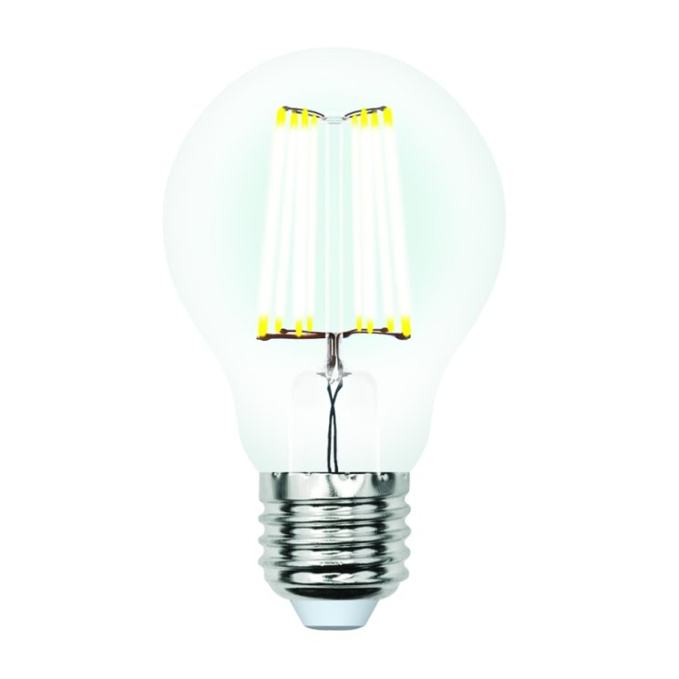 Диммируемая светодиодная лампа E27 5W 3000K (белый) Air Uniel LED-A60-7W-WW-E27-CL-DIM GLA01TR (UL-00002872)