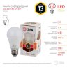 Светодиодная лампа Е27 13W 2700К (теплый) Эра LED A60-13W-827-E27 (Б0020536)