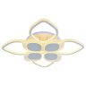 Светодиодная диммируемая люстра с ПДУ Profit Light 5892/4+4A WHT 248W+8W RGB