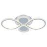Светодиодная диммируемая люстра с ПДУ Profit Light 5891/2+2 WHT 124W+6,5W RGB