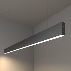 Линейный подвесной светильник Electrostandard 128см 25W 4200K черная шагрень (a042952)