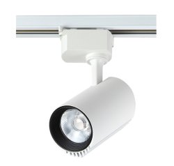 Трековый светильник однофазный Crystal Lux CLT 0.31 007 10W WH