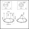 Подвесная люстра Odeon Light Fonda 4317/93L