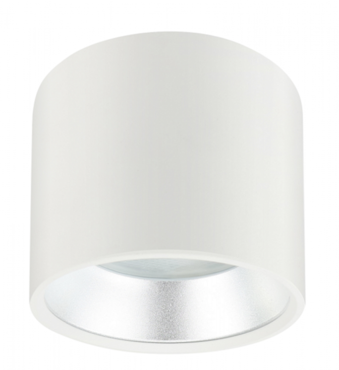 Накладной светильник Эра OL8 GX53 WH/SL (Б0048537)