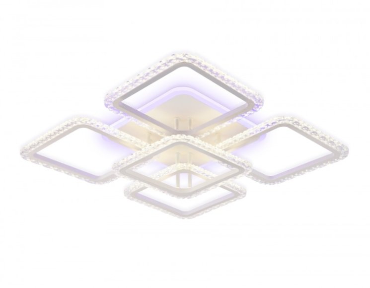 Потолочная диммируемая люстра с пультом ДУ Ambrella light FA5301 WH