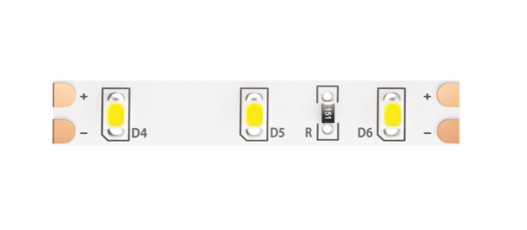 5м. Светодиодная лента теплого цвета 3000K, 4,8W, 12V, 60LED, IP20 Led strip Maytoni 10102