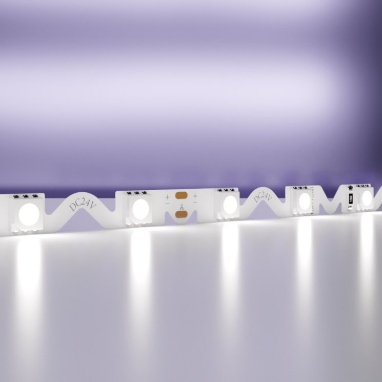5м. Светодиодная лента холодного цвета 6000К, 12W, 24V, 60LED, IP20 Led strip 20046
