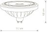 Светодиодная лампа GU10 9W 4000K (белый) Nowodvorski Bulb 9831