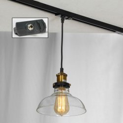 Однофазный светильник на подвесе для трека Glen cove Lussole Loft LSP-9606-TAB
